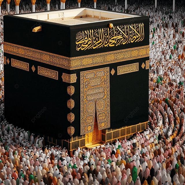 pngtree picture capturing the holy kaaba in makkah saudi arabia visual depiction image_15998665